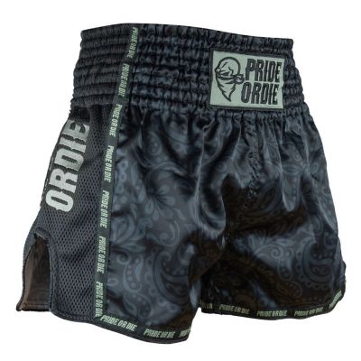 Pride Or Die Fearless Muay Thai Short Negro