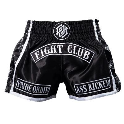 Pride Or Die Fight Club Muay Thai Short Negro