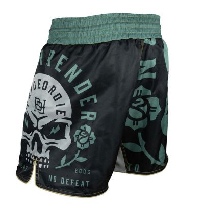 Pride Or Die Fightshort No Surrender Black-Green