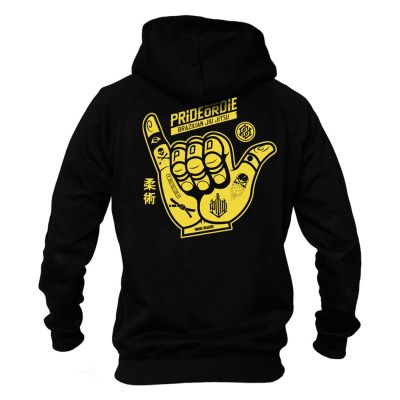 Pride Or Die Hang Loose Hoodie Preto-Amarelo