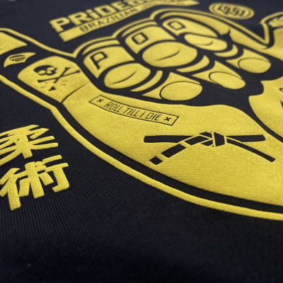 Pride Or Die Hang Loose Hoodie Nero-Giallo