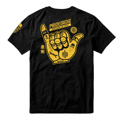 Pride Or Die Hang Loose T-shirt Svart-Gul