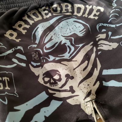 Pride Or Die Pirate Fight Short Black-Brown