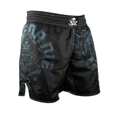 Pride Or Die Pirate V2 Fight Short Negro-Gris