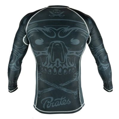 Pride Or Die Pirate V2 Rashguard Nero-Grigio