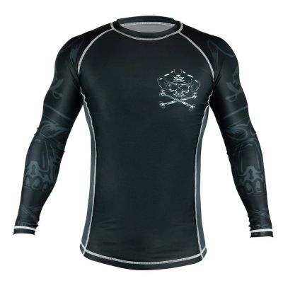 Pride Or Die Pirate V2 Rashguard Nero-Grigio