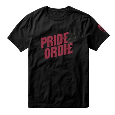 Pride Or Die Prey On The Strong T-shirt Svart-Röd