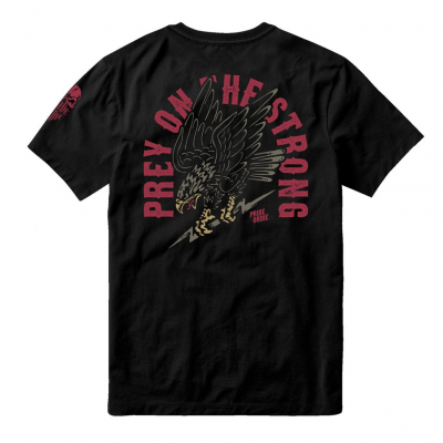 Pride Or Die Prey On The Strong T-shirt Nero-Rosso