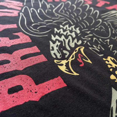 Pride Or Die Prey On The Strong T-shirt Nero-Rosso