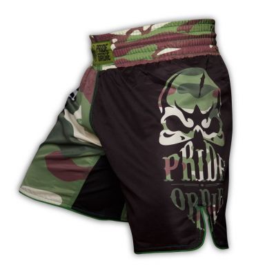 Pride Or Die Reckless Jungle Fight Short Negro-Camo