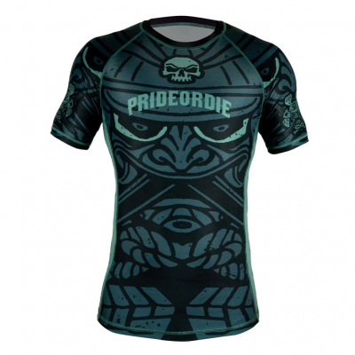 Pride Or Die Samurai Rashguard S/S Black