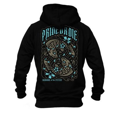 Pride Or Die Survival Of The Fittest Hoodie Nero-Celeste