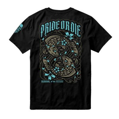 Pride Or Die Survival Of The Fittest T-shirt Noir