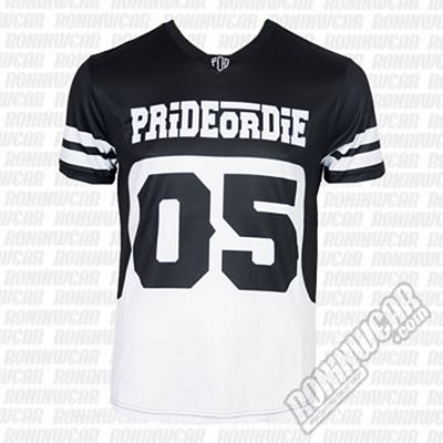 Pride Or Die T-shirt Mesh Brawlerz AllSports Noir-Blanc