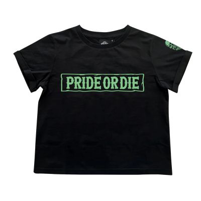Pride Or Die T-Shirt Women  Iron Queens Negro