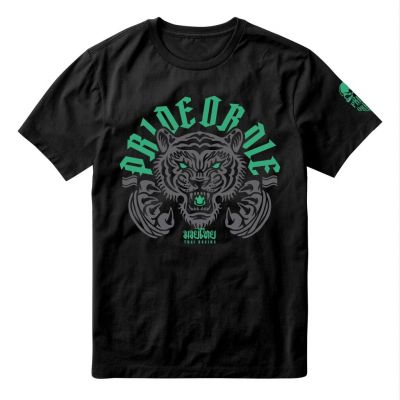 Pride Or Die Thai Boxing T-shirt Schwarz