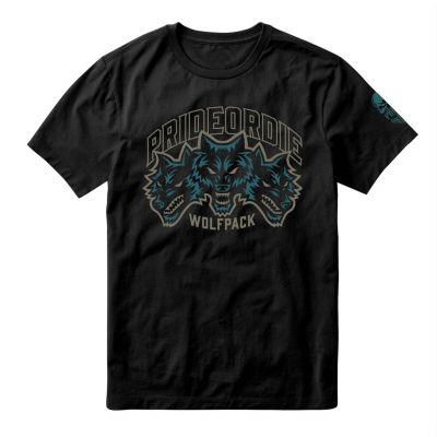 Pride Or Die Wolfpack V.3 T-Shirt Nero-Marrone