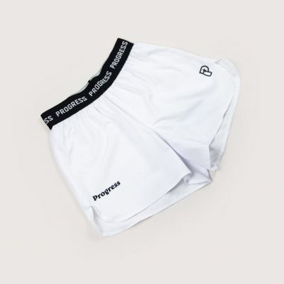 Progress Jiu Jitsu Academy Board Shorts White