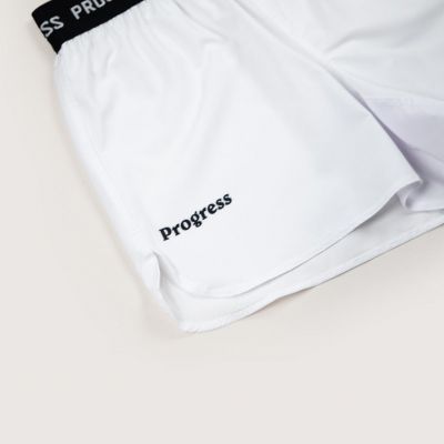 Progress Jiu Jitsu Academy Board Shorts White