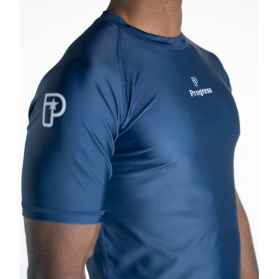 Progress Jiu Jitsu Academy Rashguard Navy Blu