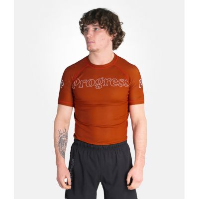 Progress Jiu Jitsu Classico Rashguard Laranja