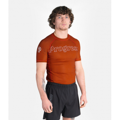 Progress Jiu Jitsu Classico Rashguard Laranja