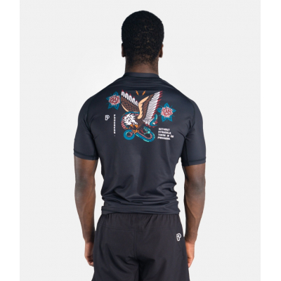 Progress Jiu Jitsu Eagle Rashguard Black