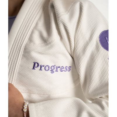 Progress Jiu Jitsu Eira Gi Blanco-Morado