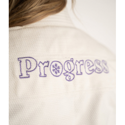 Progress Jiu Jitsu Eira Gi Blanco-Morado