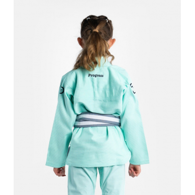 Progress Jiu Jitsu Kids Academy Gi Teal Turquesa