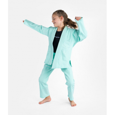 Progress Jiu Jitsu Kids Academy Gi Teal Turquesa