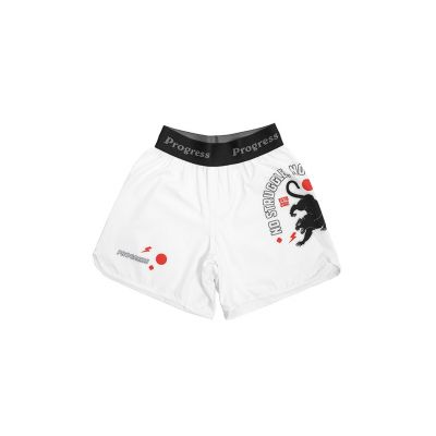 Progress Jiu Jitsu Kids Panther Board Shorts White
