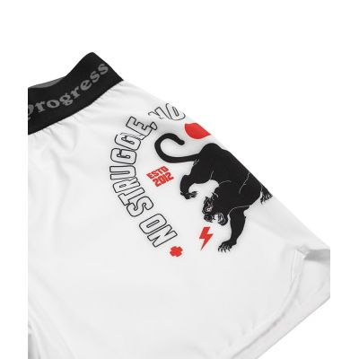 Progress Jiu Jitsu Kids Panther Board Shorts White