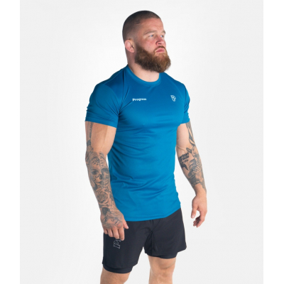 Progress Jiu Jitsu Rolling Tee Azul