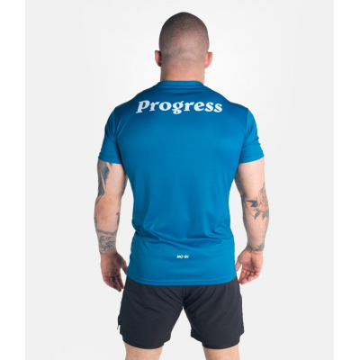 Progress Jiu Jitsu Rolling Tee Azul