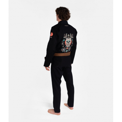 Progress Jiu Jitsu Sugar Skull Gi Negro