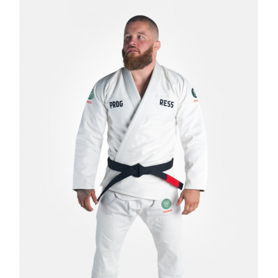 Progress Jiu Jitsu The Panther Gi Bianco