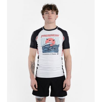 Progress Jiu Jitsu Unknown Great Wave Rashguard Branco