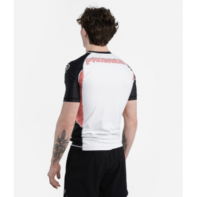 Progress Jiu Jitsu Unknown Great Wave Rashguard Bianco