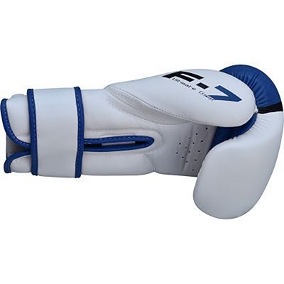 RDX Boxing Gloves BGR-F7 White-Blue