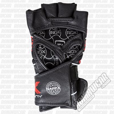 RDX GGL-F2B Leather Blood MMA Fighting Grappling Gloves