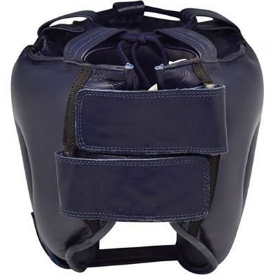 RDX Head Guard Bar Leather Pro 2 Azul Marino-Gris