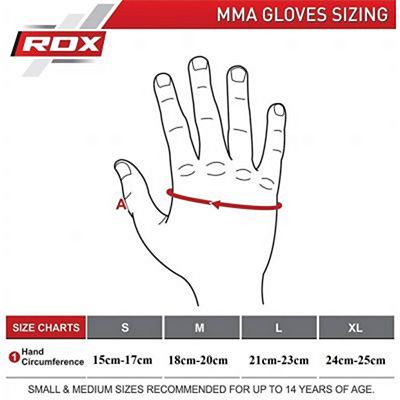 RDX Guantes Entrenamiento MMA Cuero Sintetico Nuevo Negro