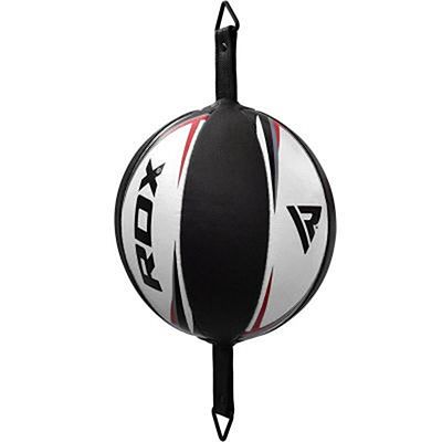 RDX R3 Leather Double End Dodge Speed Ball Black-White