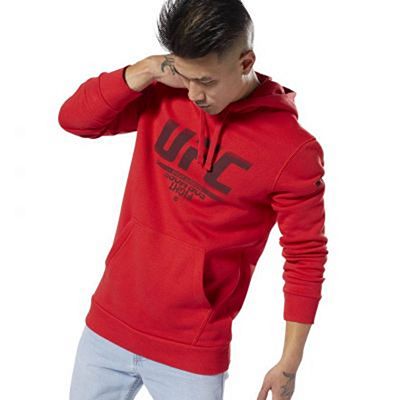 Reebok UFC Fan Gear Hoodie Red