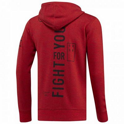 Reebok UFC Ultimate Fan Full Zip Rojo