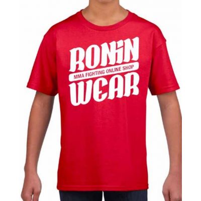 RoninWear Big Logo S-22 Kids Rojo
