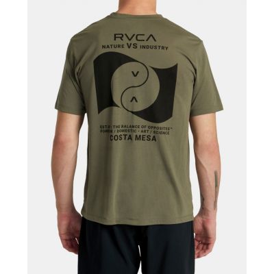 RVCA Balance Banner T-shirt Verde