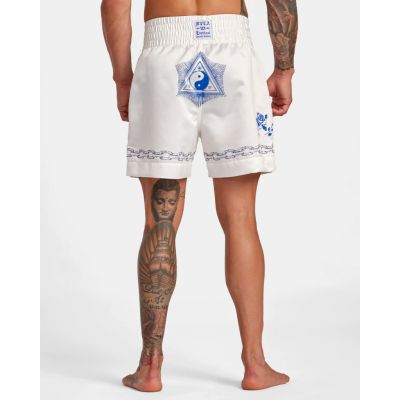 RVCA X Everlast Benjamin Jeanjean Boxing Shorts White