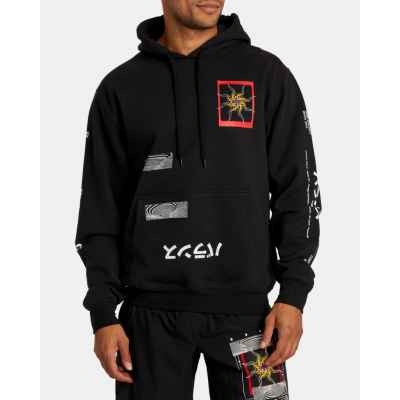 RVCA Black Sun Hoodie Negro